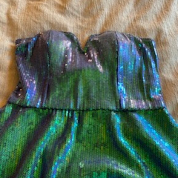 Sequin Mermaid Stretch Dress - Picture 1 of 4